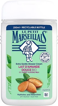 Биогель для душа "Сладкий миндаль" - Le Petit Marseillais Bio Sweet Almond Milk Extra Gentle Shower Cream 250ml (1236843-142255)