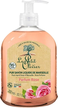 Мило рідке з ароматом троянди - Le Petit Olivier Pure liquid traditional Marseille soap-rose 300ml (22713-31024321)