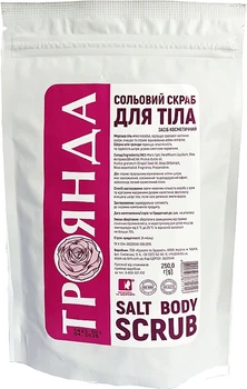 Скраб для тела солевой "Роза" - Красота и Здоровье 250g (1208556-137866)