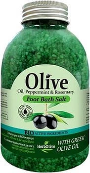 Сіль для ванночок для ніг - Madis HerbOlive Foot Bath Salt 500g.