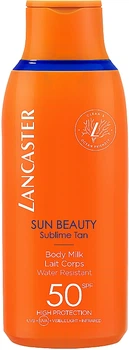 Водостійке сонцезахисне молочко для тіла Lancaster Sun Beauty Sublime Tan Body Milk SPF50 175ml (1086628-125015)