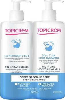 Набор - Topicrem Baby (b/milk/500ml + gel/500ml) (1215616-31018276)