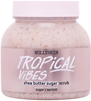 Сахарный скраб с маслом ши и перлитом - Hollyskin Tropical Vibes 300ml (1173681-125213)