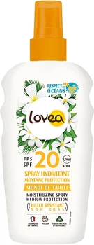 Зволожувальний сонцезахисний спрей SPF20 - Lovea Monoi de Tahiti Moisturizing Spray SPF20 150ml (1051435-31338294)