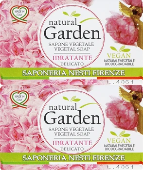 Упаковка натурального мыла Nesti Dante Natural Garden Idratante Увлажняющего 2 шт х 125 г (8003445020239)