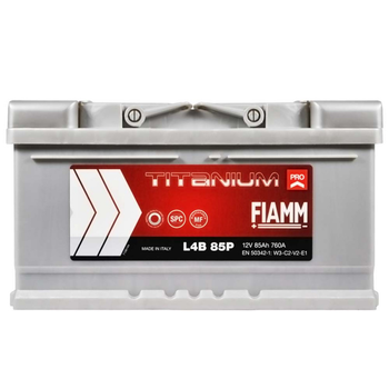 Автомобильный аккумулятор FIAMM Titanium Pro 85Аh 760А R+ (L4B)