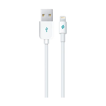 Кабель Ttec USB - Lightning (M/M), 1.2 м, Білий (2DKM01B)