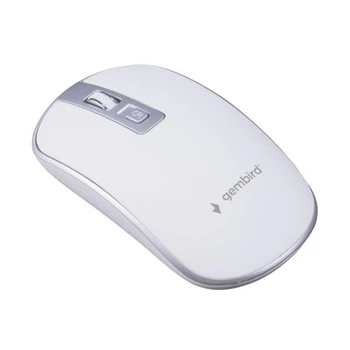 Миша бездротова Gembird MUSW-4B-06-WS Білий/Сріблястий