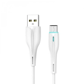 Кабель SkyDolphin S48V USB - micro USB (M/M), 1 м, Білий (USB-000427)