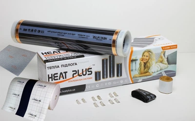 Комплект Теплого пола Heat Plus Standart 1м2 + Теплоизолирующая подложка 1м2 (E-pex, 4мм) + Защитный теплораспределяющий слой E-STONE 1 лист.