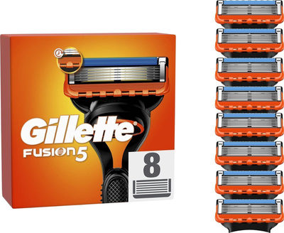Змінні картриджі для бритви Gillette Fusion 8 шт (8006540989197)