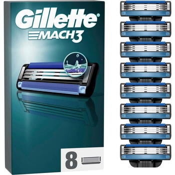 Змінні картриджі для гоління Gillette Mach3 8 шт (8700216066556)