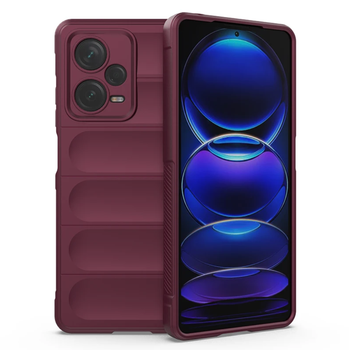 Силиконовый противоударный чехол для Xiaomi Poco X5 5G Cливовый