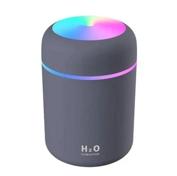 Зволожувач повітря ультразвуковий USB Colorful Humidifier сірий