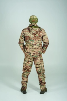 Военный костюм Soft Shell штаны куртка Single Sword с двойным флисом мультикам M