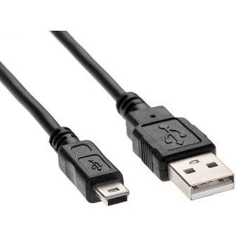 USB кабель mini USB 2.1A 1m черный