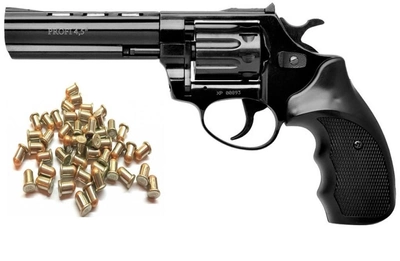 Револьвер флобера Zbroia Profi 4,5 Черный / Пластик + 50 Sellier & Bellot