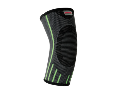 Компрессійний налокітник MadMax MFA-283 3D Compressive elbow support Dark grey/Neon green L