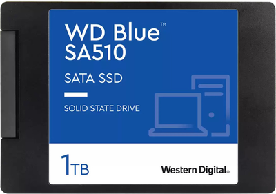 SSD диск Western Digital Blue SA510 1TB 2.5" SATAIII 3D NAND TLC (WDS100T3B0A)