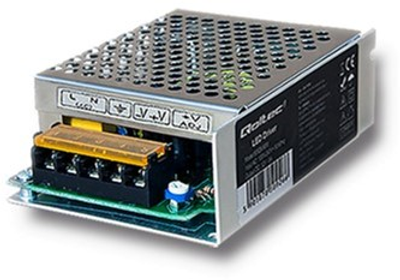 Імпульсний блок живлення Qoltec LED IP20, 24 Вт, 12 В, 2А (50925) (5901878509259)