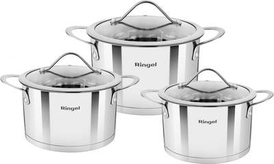 Набор кастрюль Ringel Fusion 1.9 л + 2.6 л + 3.6 л (RG 2020-16/18/20)
