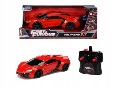 Samochód zdalnie sterowana Autko Fast & Furious RC Lykan Hypersport 1:16 (4006333064937)