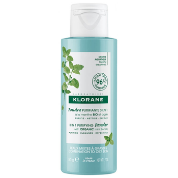 Proszek do mycia twarzy Klorane Organic Purifying Cleansing Powder 50 g (3282770147322)