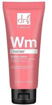 Żel do mycia twarzy Dr. Botanicals Watermelon Superfood 2-In-1 Cleanser y Makeup Remover 100 ml (7061287650015)