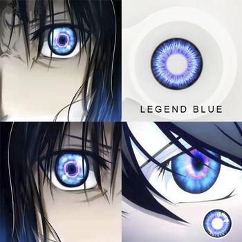 Линзы BauTech цветные контактные оригинальные 1 пара Legend Blue Синий (1012-842-06)