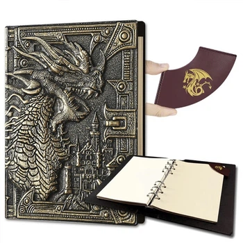 Блокнот BauTech персонажа DnD Dungeons & Dragons на кольцах &nbsp;3D 100 листов Бронзовый (1013-011-01)