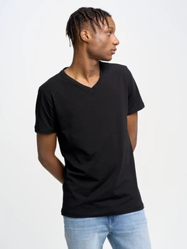 Koszulka męska Big Star 152054-906 L Czarna (5900714374341)