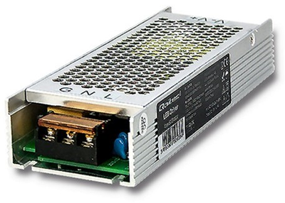 Імпульсний блок живлення Qoltec LED IP20, 150 Вт, 12 В, 12.5А, Slim (50938) (5901878509389)