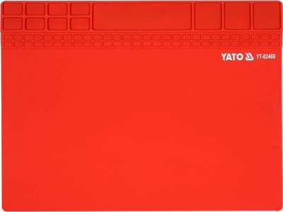 Килимок для паяння силіконовий магнітний 40 х 30 см, товщина 3 мм YATO (YT-82469)