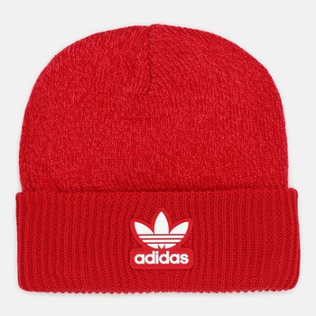 Дитяча демісезонна в'язана шапка-біні Adidas Archive Beanie IL4883 OSFY 34-38 Better scarlet (4066763290641)