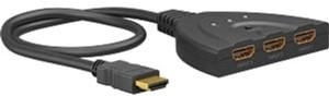 Кабель Goobay Switch HDMI 3 в 1 Black (4040849584879)