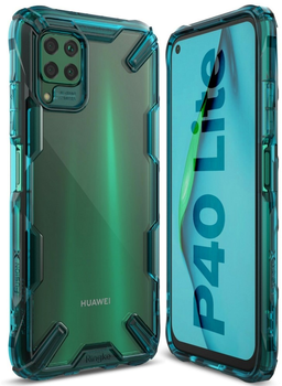 Etui plecki Ringke Fusion X do Huawei P40 lite Green (8809716071326)