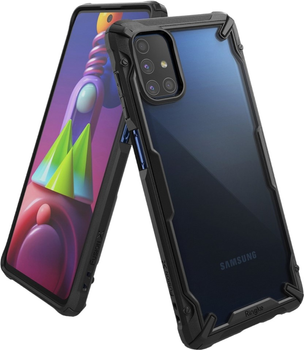 Etui plecki Ringke Fusion X do Samsung Galaxy M51 Black (8809758106925)