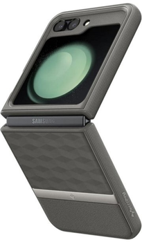 Etui plecki Spigen Caseology Parallax do Samsung Galaxy Z Flip 5 Ash Grey (810083833118)