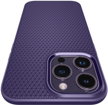 Etui plecki Spigen Liquid Air do Apple iPhone 14 Pro Max Deep Purple (8809811869828)