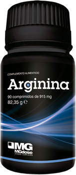 Дієтична добавка Mgdose Arginina 915 мг 90 таблеток (8422947597016)