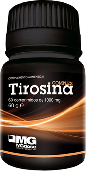 Дієтична добавка Mgdose Tirosina Complex 1000 мг 60 таблеток (8422947597139)
