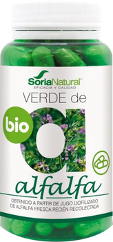 Дієтична добавка Soria Natural Verde Alfalfa 80 капсул (8422947062163)