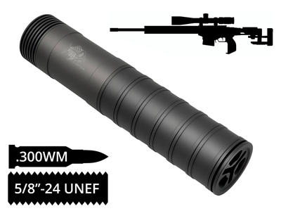 Глушитель разборной AFTactical S56 калибр .300WM резьба 5/8"x24