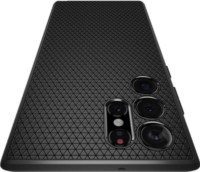 Панель Spigen Liquid Air для Samsung Galaxy S22 Ultra Матовий чорний (8809811855500)