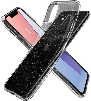 Панель Spigen Liquid Crystal Glitter для Apple iPhone 11 Прозорий (8809671010262)