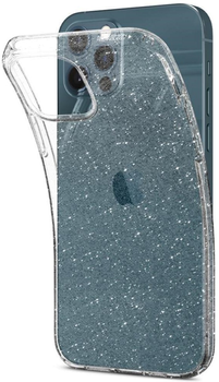 Etui plecki Spigen Liquid Crystal Glitter do Apple iPhone 12/12 Pro Clear (8809710756465)