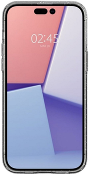 Etui plecki Spigen Liquid Crystal Glitter do Apple iPhone 14 Pro Rose quartz (8809811864519)