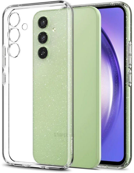 Etui plecki Spigen Liquid Crystal Glitter do Samsung Galaxy A54 5G Crystal quartz (8809896742528)