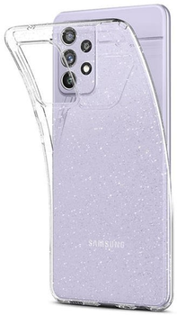 Etui plecki Spigen Liquid Crystal Glitter do Samsung Galaxy A72 Crystal quartz (8809756641879)
