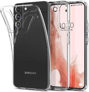 Etui plecki Spigen Liquid Crystal do Samsung Galaxy S22 Transparent (8809811856019)